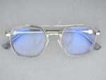 Metal Frame 52006 Blue Light Blocking Glass Trendy Fashion Eyewear - Image 3