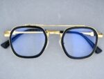Metal Frame 52006 Blue Light Blocking Glass Trendy Fashion Eyewear- G - Image 3