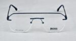 Hugo Boss 90541 Men’s Stylish Classic Fashion Rimless Blue Frame