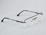 PORSCHE 90547 Men’s Rimless Eyeglass Frame – Stylish Classic Fashion Metal Glasses (55-17-140)