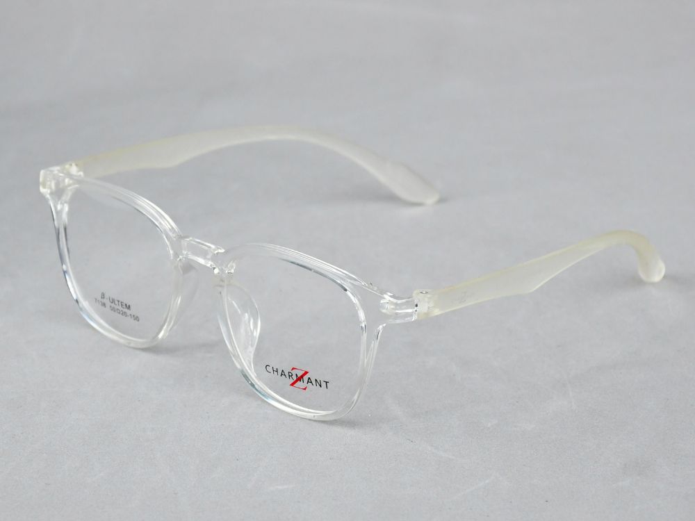 33 Unisex Transparent Eyeglass Frame – Trendy Model - Image 1