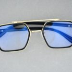 Metal Frame Blue Light Blocking Glass Trendy Fashion Eyewear A11