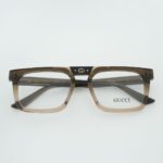 GUCCI G3711 C-07 Eyeglass Frame – Premium Stylish Reading & Prescription Glass for Men & Women | Best No-Nose-Pad Lightweight Eyeglass Frame 2026 (53-19-150 | 38gm) - Image 2