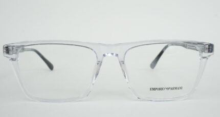 EMPORIO ARMANI 12053J COL.08 eyeglass frame Armani unisex eyeglass frame 25gm lightweight Best computer glass frame for men and women Reading and prescription eyeglass frame